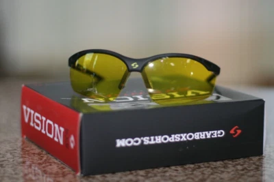 $39.95 • Buy GEARBOX Vision Eyewear BLACK Frame, Yellow Lens