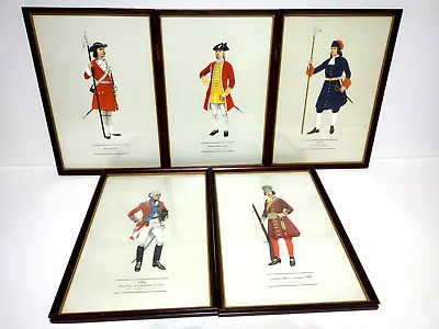 Set Of (5) Colonial Scottish Military Uniforms - Hugh Evelyn Prints 10  X 15  • $149.95