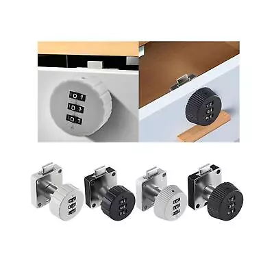 Combination Cam Lock Keyless Cabinet Code Lock For Wardrobe Office Home • $10.24