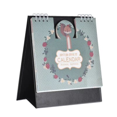 $10.47 • Buy 2017-2018 Cute Cartoon Animal Desk Desktop Calendar Schedule Table Plan Y9B3
