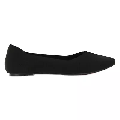 MIA Kerri Slip On  Womens Black Flats Casual QI00011-BLK • $19.99