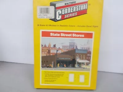 Cornerstone-#933-3209-state Street Stores- Kit~ N Scale • $26