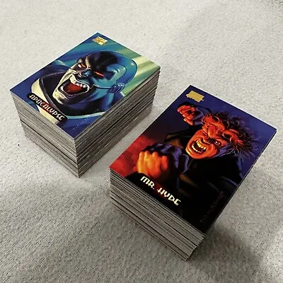 1994 Marvel Masterpiece Trading Cards Incomplete Base Set Doubles • $70