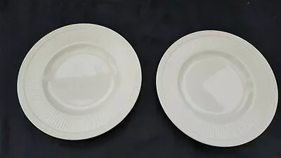 £11.99 • Buy WEDGWOOD QUEENS WARE WINDSOR FLUTED RIM  SIDE PLATES  X 2