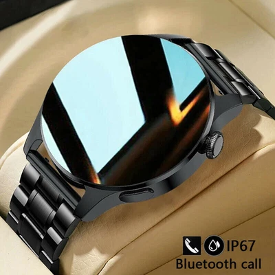 $61.74 • Buy Bluetooth Call Smart Watch Men Full Touch Screen Sports Fitness Watch Steel Band