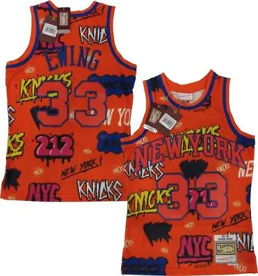 1991-92 Patrick Ewing #33 Knicks Mens Mitchell & Ness Swingman Slap Jersey $155 • $88.99