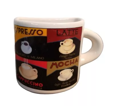 Espresso Cappucino Coffee Half Mugs Marco Fabiao Italy VTG • $53