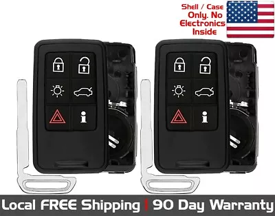 2x New Replacement Key Fob Remote SHELL / CASE For Select Volvo Vehicles • $24.95