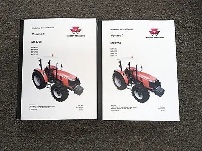 Massey Ferguson MF4700 MF4710 Utility Tractor Shop Service Repair Manual • $251.30