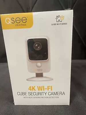  Q-SEE  4K UHD Smart Home Wi-Fi(R) Cube Camera  Free Ship MSRP $125 QCW4K1MCW   • $45