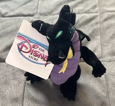 Disney Store Sleeping Beauty Maleficent Dragon 7” Bean Bag Beanbag Plush Toy • $13.49