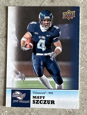 2011 Upper Deck Sweet Spot Matt Szczur Villanova Wildcats #33 • $2