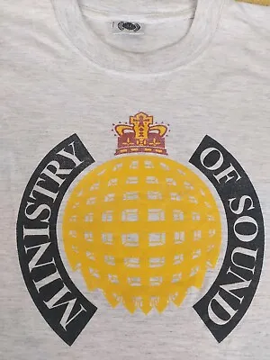 RARE Vintage Original Ministry Of Sound Clothing T-Shirt 1993 44  Chest • £149.99