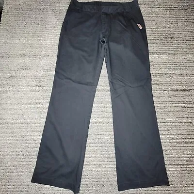 Oneill Size 9 Women Pants Mid Rise Casual Flare Black • $15.99