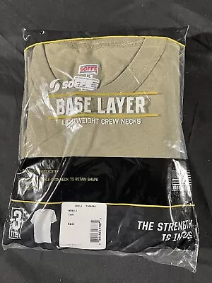 3pk SOFFE Base Layer MILITARY Tan Shirt 3-Pack Crew Neck T-Shirts Men's XLarge • $20
