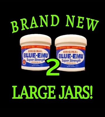 $58.99 • Buy TWO!  BLUE-EMU Super Strength Topical Pain Reliever Cream 12oz LARGE Value Size