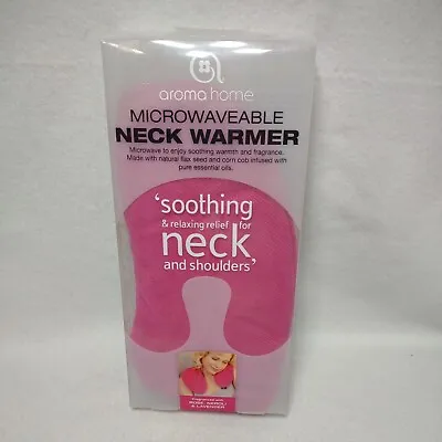 Aroma Home Microwaveable Neck Warmer Soothing Pain Relief Rose Neroli Lavender • $22.98