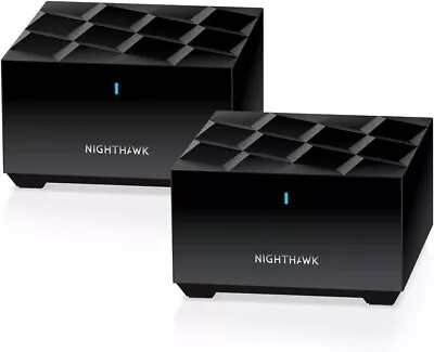 NETGEAR Nighthawk Advanced Whole Home Mesh WiFi 6 System (MK72)– AX3000 Router™ • $49.43