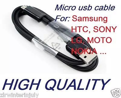 1M 2M 3M Micro USB Cable Charger For All Android Phones Heavy Duty HQ • $5.50