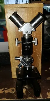  Vintage Lafayette 1.5 & 2.0 Ocular / Lens Microscope 150X - 800X Magnification • $69