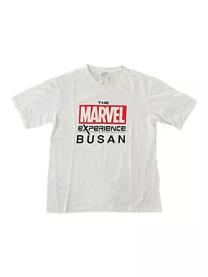 The Marvel Experience T Shirt Busan Adult Size XL Fits M/L White Short Sleeve • $14.99