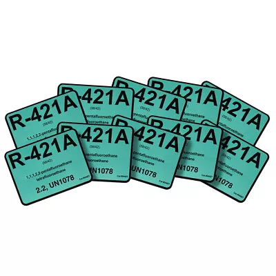 R-421A / R421A Labels # 04421  Pack Of (10) • $15.50