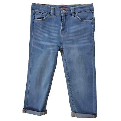 Seven 7 For All Mankind Jeans Toddler 3T Straight Leg Skinny Adjustable Waist • $13.49