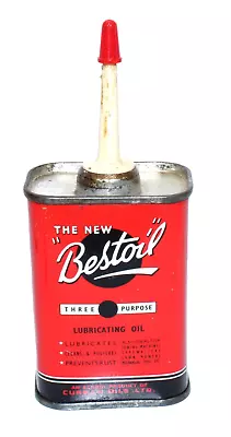 Vintage Bestoil Oil Can 4 Imp Fluid Oz Empty Can • $20