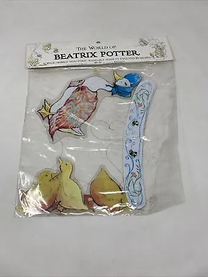 £50 • Buy Vintage Beatrix Potter Acrylic Mobile 1983 1984 Puddle Ducks Old Stock