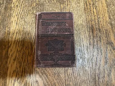 Antique Worcester's Pocket Dictionary 1877 J.B. Lippincott Philadelphia Vintage • $49.99