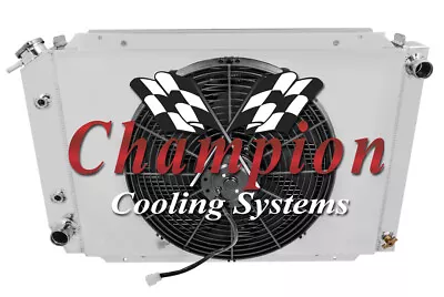 SZ Champion 3 Row Radiator W/ 16  Fan And Shroud For 1979 - 1993 Ford Mustang • $419.85