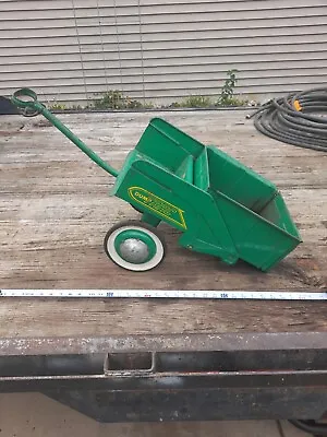 Vintage Murray Pedal Carpedal Tractor Green Dump Trac Trailer  Cartwagonrare • $186