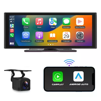 Eonon P4 9.3 Smart Android Auto CarPlay Portable Car Radio Stereo GPS Navigation • $152.86