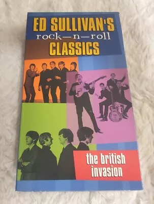 ED SULLIVAN'S ROCK N ROLL CLASSICS The British Invasion VHS 2000 Time Life Video • $4.99