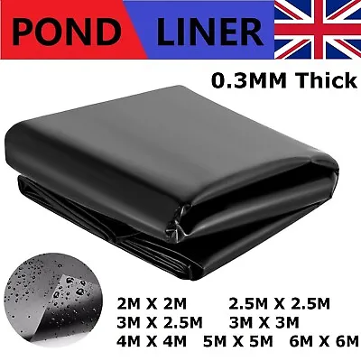 £13.59 • Buy Extra Thick Fish Pond Liner Garden Fish Pool Landscaping Reinforced Membrane UK