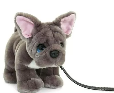 Keel Toys Signature Cuddle Puppies French Bulldog On Lead 30cm • £16.99