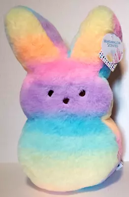 Peeps Plush Bunny Toy Pillow Bean Bag Tie Dye Marshmallow Scent 15  Soft Fluffy • $23.35