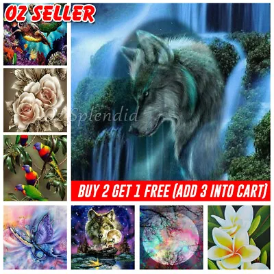 $12.85 • Buy 5D Diamond Painting Art Full Drill Embroidery Cross Stitch Kits Gift Home Decor