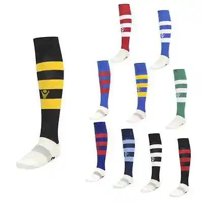 Macron Hoops Socks For Football & Rugby - Kids & Junior Sizes • £7.10