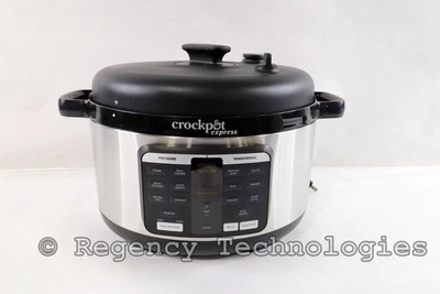 $27 • Buy Crockpot Express Oval Pressure Cooker | 2109296 | Stainless Steel | New Open Box