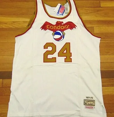 New Mitchell & Ness Aba Pittsburgh Condors Mike Lewis Jersey Size 54 $300.00 • $102.29