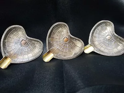 Lot Of 3 Vintage Metal Cigar Ashtrays Made In Japan  • $22