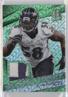 2015 Panini Spectra Sunday Best Neon Green Prizm /25 Elvis Dumervil #SB-ED • $11.74