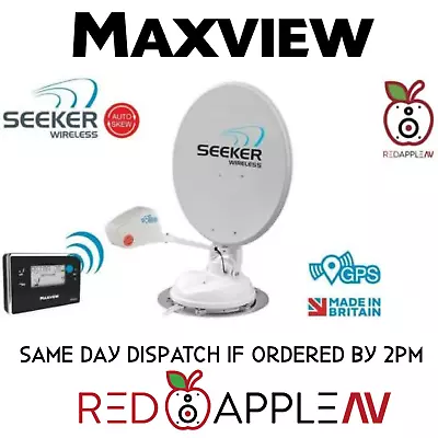 Maxview 85cm Twin Auto Skew Seeker Wireless Caravan Motorhome Satellite System • £2344.99