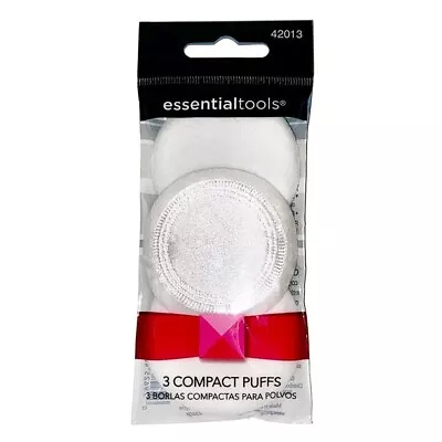 Essential Tools 3 Compact Powder Puffs For Smooth Look FREE SHIPPIING (MS) • $6.99