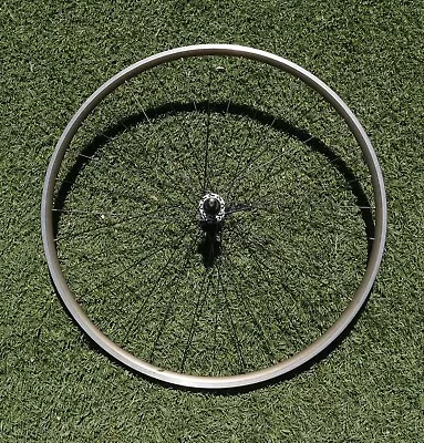 700c Front Road Bike Gold Aluminum Bicycle Wheel Black Spokes Ritchey Hub • $29.99