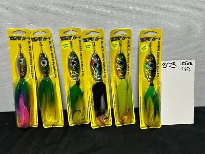 6 Lures Panther Martin Muskie Lures 1.25 Oz Fishing Lure (Comb. Ship = +2) • $10.50