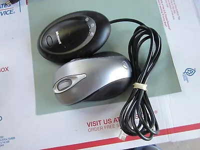 Microsoft Wireless Laser Mouse 5000 Model 1058 With USB Receiver 1058 FREE SHIP • $23