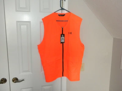 $21 • Buy Under Armour Blaze Orange Hunting Vest. Adult XL