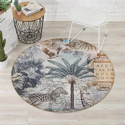 3D Zebra Tree ZHUA256 Game Non Slip Rug Mat Photo Carpet Andrea Haase Zoe • $59.99